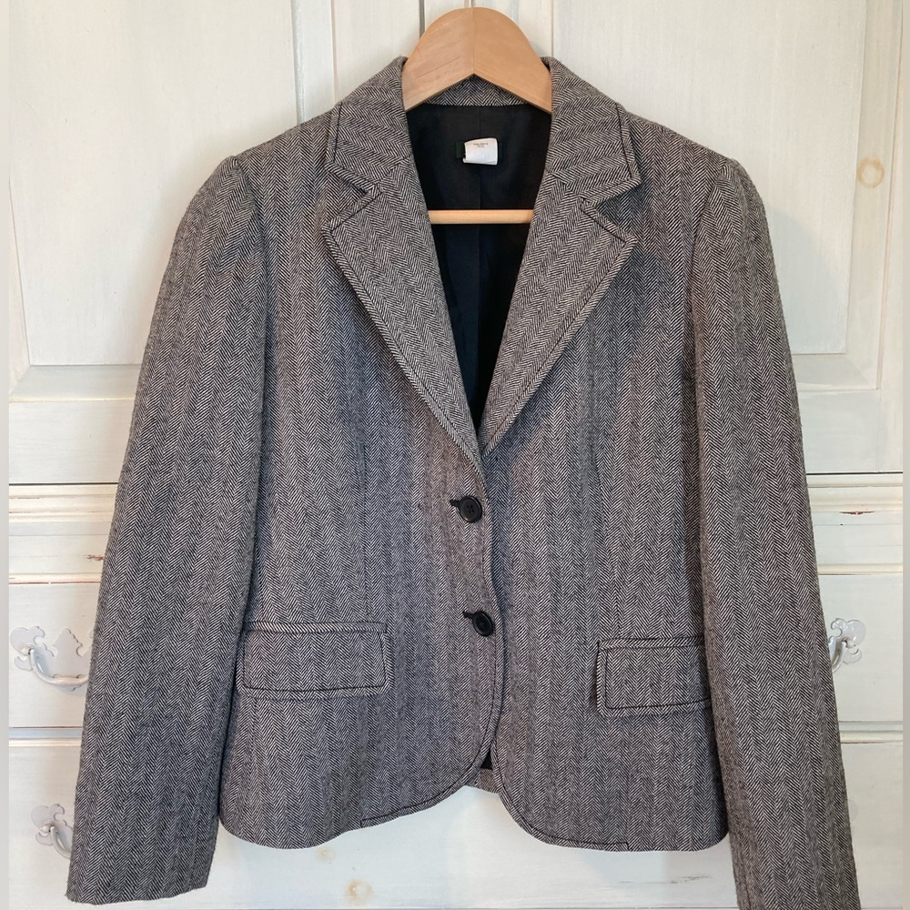 J Crew wool blazer. Size 4